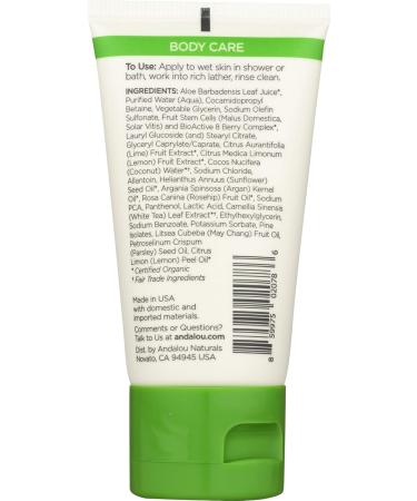 ANDALOU NATURALS Citrus Sunflower Uplifting Shower Gel - 50 ML | Refreshing International Shipping Available - Buy Online on GoSupps.com