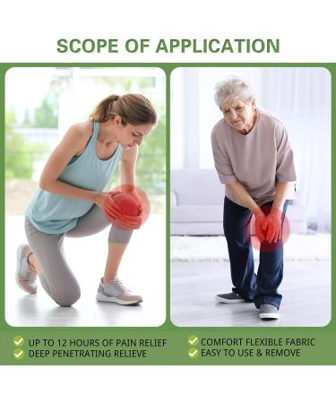 Pain Relief Patch - 24 Pieces Knee & Shoulder Plaster for Sore Muscles & Infections - International Shipping - Buy Online on GoSupps.com