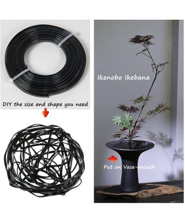 Eggone DIY Flower Frog Floral Cage Vase Filler - Twistable Ikebana Arrangement Tool for Home Decor (Black) - Buy Online on GoSupps.com