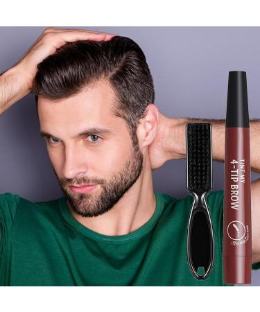 Bartstift Filler | Waterproof Hair Base Pencil - Long-Lasting Beard & Mustache Makeup in Aznever Red-Brown | Natural Finish for Men - Buy Online on GoSupps.com