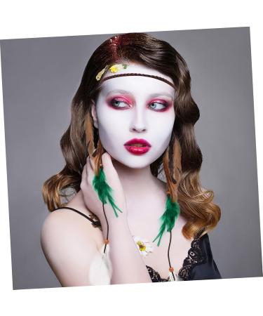 MERRYHAPY Feather Headband Women Bohemian Headband Hair Accessories Hair Accessories Hair Ties Feather Head Chain Peacock Headpiece Party Headband Earring Folk-custom Women's - Buy Online on GoSupps.com