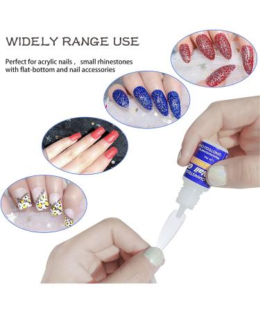 10 PCS Extra-Strong Nail Glue Quick Dry Super Strong Nail Tip Adhesive Bond Glue Adhesive Salon Professional Quality for Applying Artificial Nail Tips Manicure Supplies (Nail glue) - Buy Online on GoSupps.com