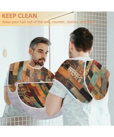 Tribal Geometry Beard Bib Apron - Ultimate Beard Hair Catcher for Men | Ideal Gift for Dads on Father's Day Anniversaries & Christmas - Buy Online on GoSupps.com