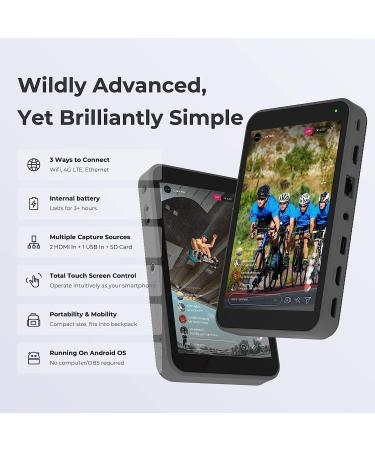 YoloLiv Instream: All-in-One Vertical Live Video Streaming Equipment - Encoder, Switcher, Recorder, Monitor for Instagram & TikTok - Buy Online on GoSupps.com