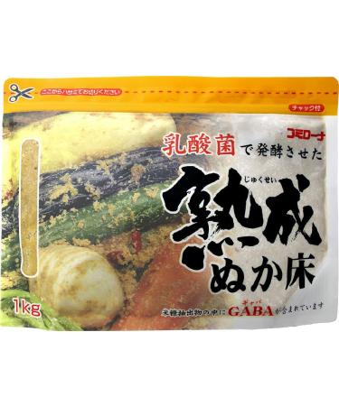 Kohsei Foods Ready- Made Jyukusei Nukadoko Lactic Acid Fermentation Rice Bran Pickling Mix for Japanese Pickles Easy to Pickling - 35.2oz, 1kg