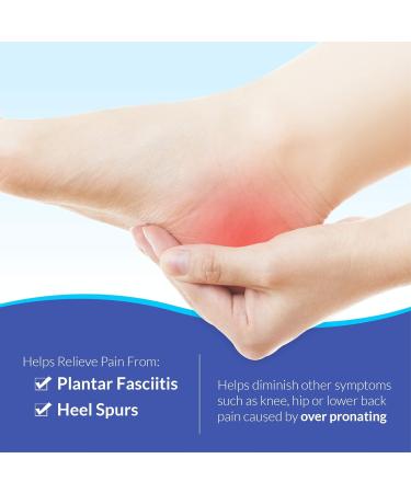 Arch Support Shock Absorbing Heel Cushion Shoe Inserts - Euro 35/36 | US Women's 4.5-5.5 | Comfort & Relief - Buy Online on GoSupps.com