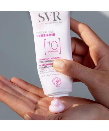 SVR - SOS Sensifine Mask - Intense Hydration - Sensitive Intolerant & Poly-allergic Skin - Relieves Skin Reactions in 10 mins - Enriched with Vitamin B12 - 75 ml - Buy Online on GoSupps.com