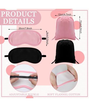 8 Pcs Castor Oil Eye Packs Kit - Organic Flannel Cotton Reusable Sleep Masks with Storage Bags - Washable Comfort in 2 Colors - Castor Oil Not Included - Buy Online on GoSupps.com
