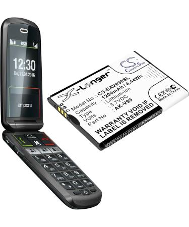 Buy 3.7V AK-V99 Battery Replacement for Emporia Select V99 - International Shipping Available - Buy Online on GoSupps.com