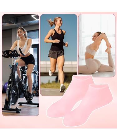 Silicone Socks 2 Pairs Foot Spa Pedicure Silicone Socks Moisturizing Socks Women Soft Gel Heel Socks Silicone Foot Moisturising Socks Soft Gel Heel for Women Dry Cracked Feet 2pc - Buy Online on GoSupps.com