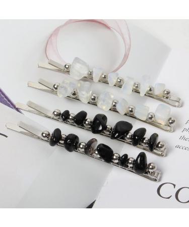 10 Pack Pearl Beaded Hair Slides for Women - Handmade Metal Hair Clips in Gold & Silver - Hair Accessories for Girls - Buy Online on GoSupps.com