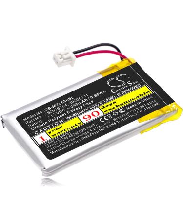 3.7V 240mAh 50006764 50005711 Battery Replacement is Compatible with 6869i 6900 6869 6863i 6920 6865 6865i 6905 6867i 6930 6940 6970 6910
