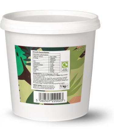 Legend - Smooth Peanut Butter (1kg) - Manufactured in The UK with 100% Natural Vegan Ingredients - No Palm Oil No Added Sugar No Xylitol - Natural Source of Protein & High in Fibre - Buy Online on GoSupps.com
