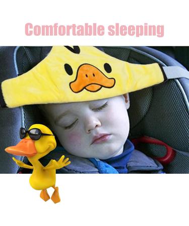 Baby Carseat Head Support - Safe Headrest Band for Sleep Positioner | Toddler & Child Neck Protection Belt - Yellow - Buy Online on GoSupps.com