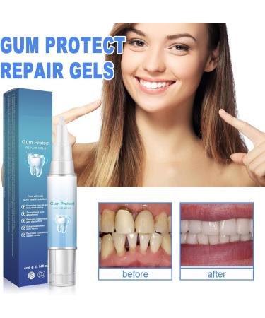 Neslemy Gum Shield Therapy Gel Dentizen Gum Therapy Gel Gum Repair Treatment Gel Teeth Whitening Gum Shield Neslemy Gum Gel Teeth Whitening Gel (5pcs) - Buy Online on GoSupps.com