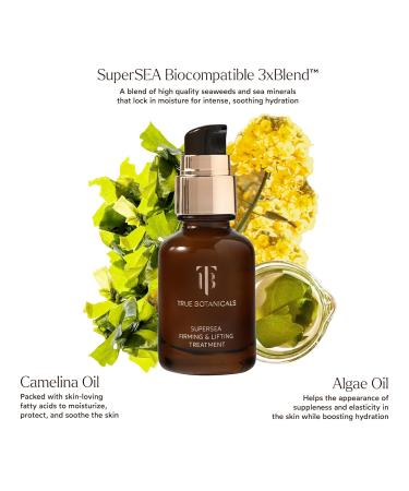 True Botanicals SuperSEA Firming Treatment | Natural Non-Toxic & Cruelty-Free Skin Care | Lift Tighten & Firm | MADE Safe (1 fl oz - Buy Online on GoSupps.com