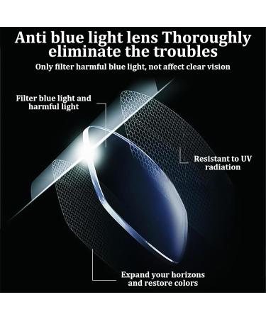 FDJZXW Frameless Autozoom Reading Glasses - Lightweight Anti-Blue Light Focus Glasses for Men & Women - Buy Online on GoSupps.com