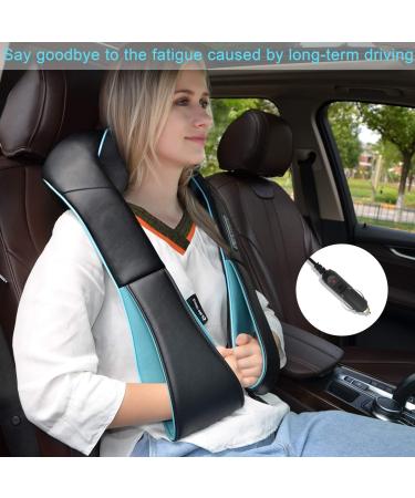 Shiatsu Massage Device with Heat Ideal Christmas Gift for Men Women Mom & Dad Relieve Neck Shoulder Back Waist Leg and Foot Pain - Buy Online on GoSupps.com