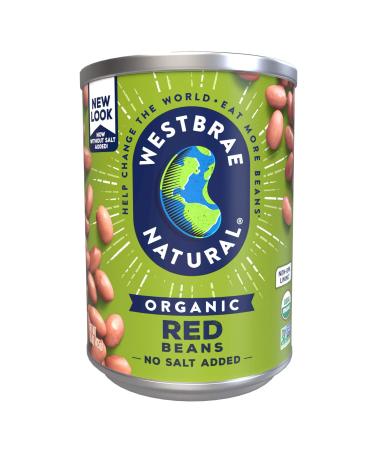 Westbrae Natural Organic Red Beans, No Salt Added, 15 Oz (Pack of 12)