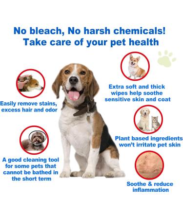Dr. Eeasy 125 KT Nursing Towels for Dogs & Cats - Natural Odor Remover Dirt-Removing Fragrance-Free Easy-Paw & Body Cleaning - Pack of 1 - Buy Online on GoSupps.com