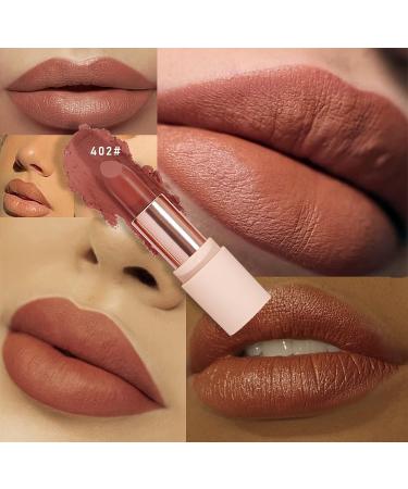 4 Pack Semi Matte Lipstick Set - High Pigment Velvet Matte Finish Waterproof & Long-Lasting Orange Pink Tones for Women - Buy Online on GoSupps.com