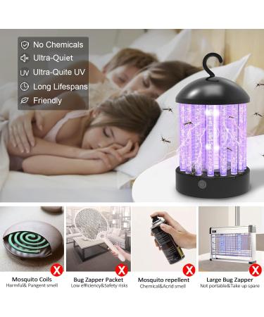 Mosquito Killer lamp Portable Electronic Indoor Insect Killer Bug Zapper Insect Trap Electronic Shock Mosquito Killer UV Light Child Safety Fly Pests Catcher Lamp Mosquito Trap for Indoor outdoor - Buy Online on GoSupps.com