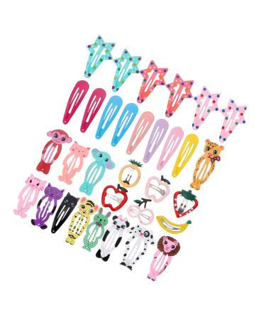 30St BB folder animal hair needle baby hair clip cartoon-girl-haired hairpise girl hairpin cartoon hair needle hairpin for children iron hinge little girl toddler