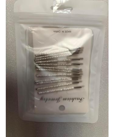 Changyeah 12 Pieces Hair Pins Crystal Hair Pins Rhinestone Hair Clips Hair Clips Hair Pins for Women Silver - Buy Online on GoSupps.com