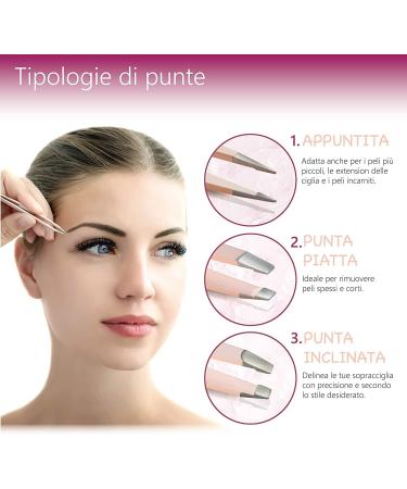 YSSCARE Professional Stainless Steel Eyebrow Tweezers - Precision Plucking for Eyebrows Facial Hair & Blackheads Best Ingrown Hair Remover - Buy Online on GoSupps.com