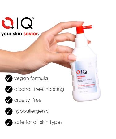 Cleansing Spray - High Purity Hypochlorous Acid for Skin Relief | Alcohol-Free Irritant-Free Ideal for Cuts Scrapes Burns & Breakouts (5oz) - International Shipping Available - Buy Online on GoSupps.com