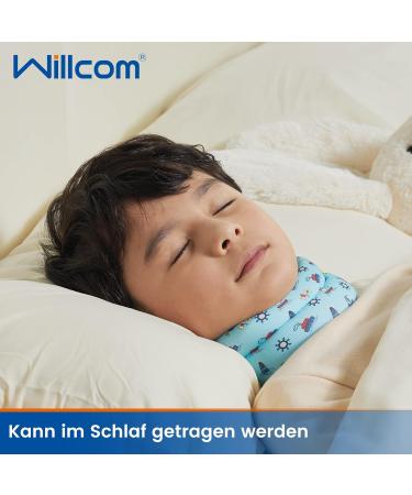 Willcom Children Neck Bandage - Adjustable Foam Support for Neck Pain Relief Torticollis Sleep & Whirlpools (XS) - Buy Online on GoSupps.com