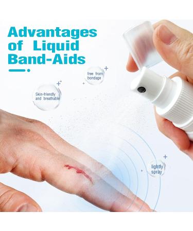 30ml Liquid Bandage Spray - Waterproof, Quick-Dry & Breathable - Buy Online on GoSupps.com