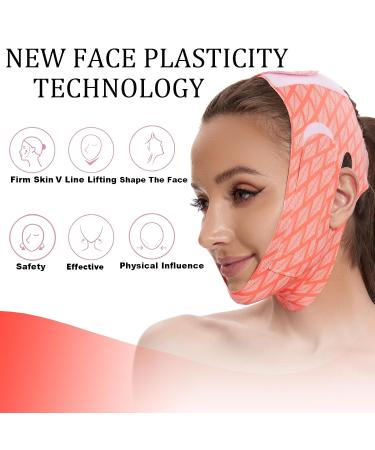 V Line Mask | Double Chin Reducer & Chin Strap Eliminator | Achieve a Slim V-Shaped Face While Sleeping | Jaw Exerciser for Women - Buy Online on GoSupps.com