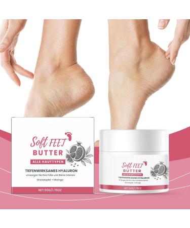Feet Moisturizing Cream 50g Cracks Care Cream Moisturizing Balm for Dry Heels for Repairing Cracks When Moving or at Home Use - Buy Online on GoSupps.com