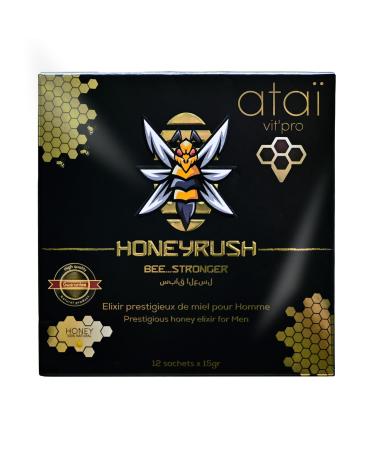 HONEY BEERUSH- Miel de vitalit - Formule nerg tique intense - Homme - 12x15gr