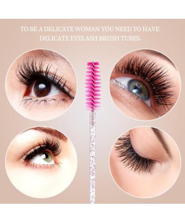 Buy 4-Piece Rosy Eyelash Brushes & Makeup Kits for Women & Girls | 10 cm Eyelash Extensions & Eyebrow Brushes with Key Rings - International Shipping Available - Buy Online on GoSupps.com