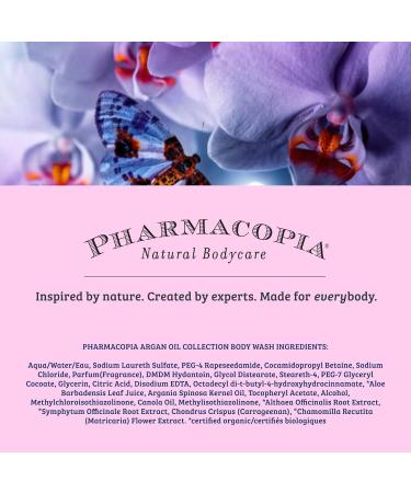 Pharmacopia Hotel Argan Oil Body Wash - Vegan Moisturizing Shower Gel with Aloe Vera Coconut Oil and Green Tea Extract - Natural Organic and Cruelty-Free Skin Care for Men and Women 16.2 oz 16.2 Fl Oz (Pack of 1) - Buy Online on GoSupps.com