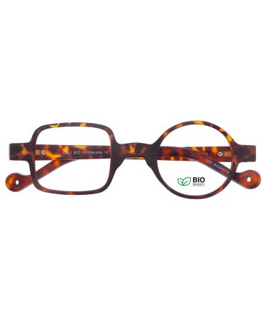 Didinsky blue light filter glasses for women and men.Bluber -filter glasses with starch or without prescription for gaming or PC.Rubber touch temple and glare protective glasses.6 colors and 5 gradations - Dali Havana Bio 1.5 x