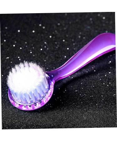 Manual Facial Cleansing Brushes Facial Brush Manual Face Cleansing Brush Superfine Synthetic Hair Brush Handheld Silicon Brush Pink - Buy Online on GoSupps.com