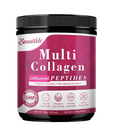 Collagen Peptides Powder for Women Hydrolyzed Collagen with Vitamin C for Skin Hydration - Supports Hair, Nails & Joints Health Unflavored, Keto Friendly, 35 Servings 12.35 Ounce (Pack of 1)