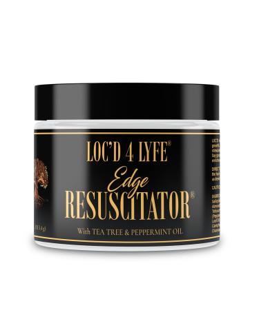 Gold Banner Beauty LOC'D 4 LYFE Edge Resuscitator 4oz Hair Loss Restoration Treatment for Locs Braids Buns & Wigs | Strengthens Revitalizes & Nourishes Edges