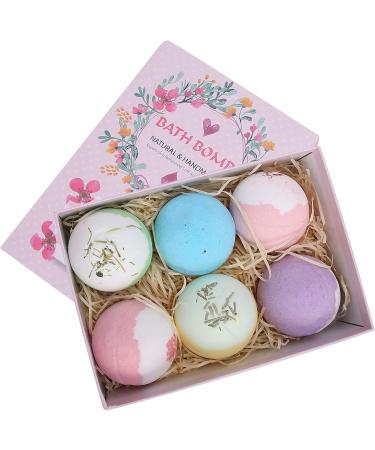 Handmade Bathing Ball Cleaner Gift Set - 6 Pieces for Dry Skin & Spa Baths | Perfect Birthday & Mother's Day Gift for Her & Him - Buy Online on GoSupps.com