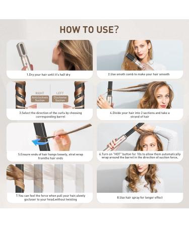 TANSHINE 6 in 1 Hair Dryer Brush - Hot Air Brush for Styling Curling Drying & Volumizing - Negative Ionic Technology for Smooth Hair - Buy Online on GoSupps.com