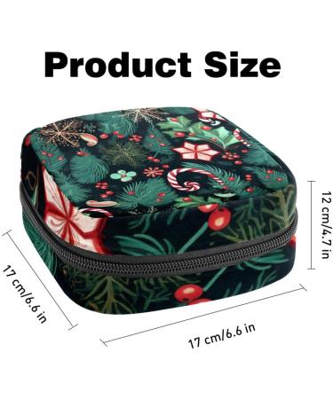 MUOOUM Christmas Sanitary Napkin Storage Bag - Portable & Stylish for Women & Teens | Menstrual Cup & Breastfeeding Holder (Color 7) - Buy Online on GoSupps.com