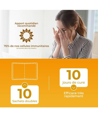 Physionorm Immunite Comple ment Alimentaire - Booster Syste me Immunitaire - Combat Les Infections - Ferments Lactiques Zinc Vitamines C Vitamine D - 10 Sachets Double Dose - Fabriqu en France - Buy Online on GoSupps.com