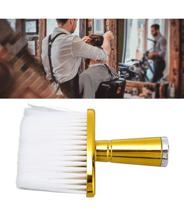 Hairdresser Neck Dust Brush | Soft Face & Neck Brush for Home & Salon | Galvanized Handle to Remove Loose Hair - Buy Online on GoSupps.com