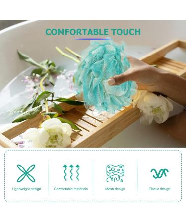 Ipetboom 4pcs Bath Balls - Convenient Bath Scrubber & Shower Skin Cleaning Tool for Ultimate Hygiene - Buy Online on GoSupps.com