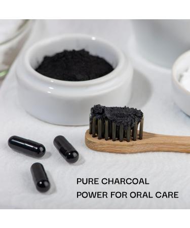 Schizandu Activated Coconut Charcoal Capsules- Supports Health - Vegan, Organic, Non-GMO, No Additives - X-Large Bottle 210 Count - Pack of 2 210 Count (Pack of 2) - Buy Online on GoSupps.com