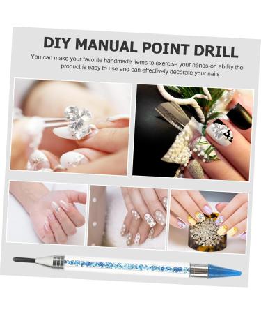 minkissy 1 Set Rhinestone Picker Dotting Pen Flatback Colorful Rhinestones Nail Rhinestone Kit Blue Rhinestones Round Nail Rhinestones Crystals Beads Blue Outfit Jewelry Kits Gem Charm 16x1cm Blue - Buy Online on GoSupps.com