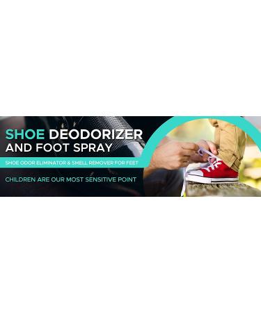 Lapitak Shoe Deodorizer and Foot Spray - Odor Eliminator with Allantoin and Tea Tree Oil - 4.2 OZ - Buy Online on GoSupps.com